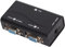 Distribuidor de Video, Plug And Play 1080P VGa Splitter Lossless 1920x1440 para Monitor para Centro Comercial