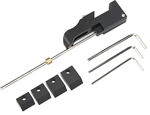 BOROCO Bogenschießen-Pfeilklicker, Bogenschießen-Klicker aus Aluminiumlegierung, Recurve-Klicker mit verstellbaren Schiebern zum Schießen