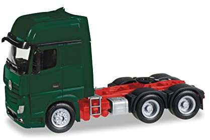 Mercedes-Benz Actros Gigaspace 6x4 Zugmaschine, dunkelgrün Modell Auto Miniaturmodelle Kleinmodell Sammlerstück Detailgetreu
