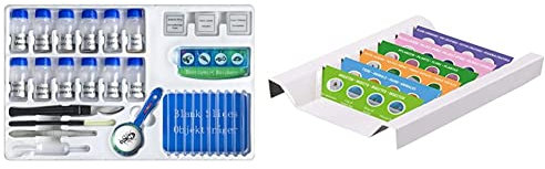Bresser Junior Experimentier-Set zum Einstieg in die Mikroskopie mit Objektgläsern, Lupe, Mikroskopierbesteck & Bresser Junior Mikroskop Experimentier-Set mit 24 Dauerpräparaten zu Tieren