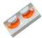 Careforyou Lot de 2 paires de faux cils en plumes oranges pour cosplay, maquillage, extensions de cils épais, faux cils colorés Hyperbole