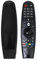 Custodia Cover Telecomando in Silicone Compatibile con Televisione TV LG AN-MR18BA / AN-MR19BA/ AN-MR20GA Smart TV Series Remote Control Antiscivolo (Black)