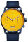 DeTomaso SORPASSO Chrono Giallo BLU Herren-Armbanduhr Analog Quarz Nylon Armband Dunkelblau