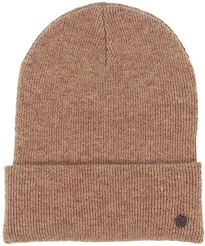 FRAAS Damen Mütze - warme Beanie mit Rippenmuster - Sustainability Edition Camel
