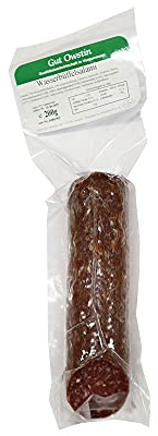Gut Owstin | Wasserbüffel Salami | 75% Büffelfleisch | wenig Fett | im Stück | 160g