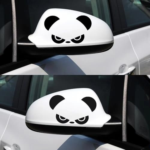 Auto Aufkleber Personalisierte Kreativität Panda niedliche Auto Aufkleber Rückspiegel Reflektoren Auto Aufkleber Dekorative Aufkleber