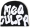 WAMSOLE Y2k Spider Beanie Mützen MEA Culpa Strickmütze Streetwear Kopfbedeckung Winter Wolle Acryl Knit Skull Cap für Herren Damen, Mea-Schwarz / Weiß, Einheitsgröße