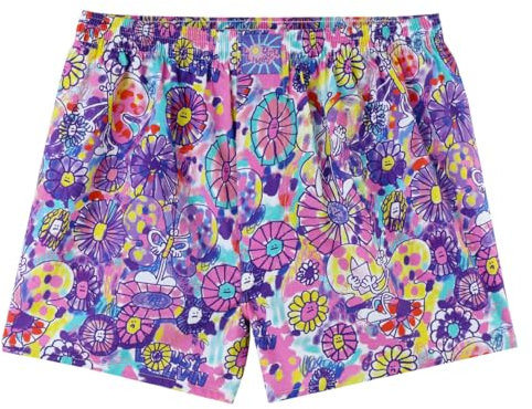 Lousy Livin Boxer Flowers, Blu giglio, S