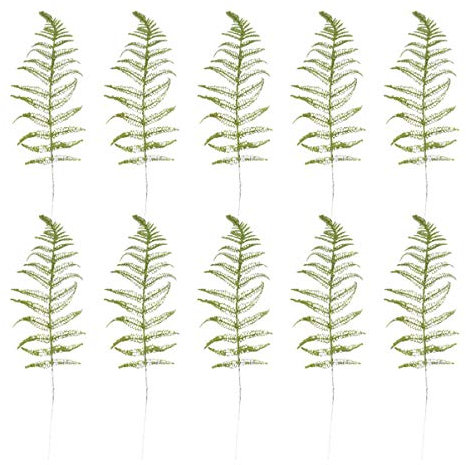 Levemolo 10St Kunstpflanzen Gras Weihnachtsglitzerblume kunstplflanze kunstplanzen Nature Christbaumschmuck Vase Pflanzenverzierung gefälschte Pflanzen Urwald Blätter Plugin schmücken Blatt