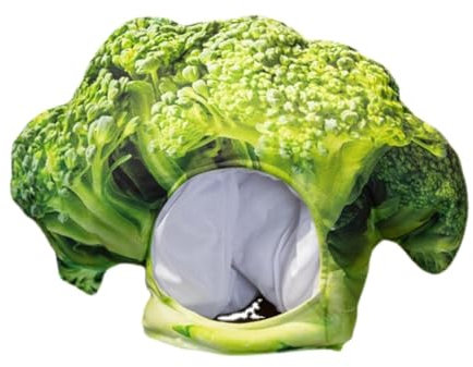 kowaku Cosplay Kostüm Hut Brokkoli Geschenke Cartoon Neuheit Kopfbedeckung Plüsch Kopfbedeckung Hut