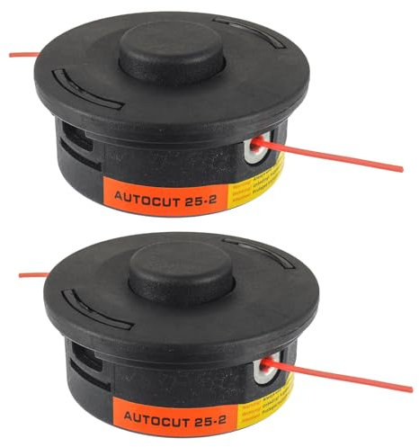 HUAREW AutoCut 25-2 Cabeza Segadora para Stihl FS100 FS106 FS108 fs100rx FS110 FS120 FS130 FS200 FS250 FS350 FS450 FS550 KM55 KM85 KM90 FR106 (2 piezas)