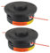 HUAREW AutoCut 25-2 Cabeza Segadora para Stihl FS100 FS106 FS108 fs100rx FS110 FS120 FS130 FS200 FS250 FS350 FS450 FS550 KM55 KM85 KM90 FR106 (2 piezas)