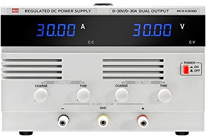Fuente de alimentación de laboratorio de CC variable regulada Tipo de interruptor de fuente de alimentación ajustable de CC Industria de electrónica de laboratorio de alta potencia 30V 30A para repara