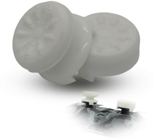 MatoSan 2X Erhöhter Controller Aufsatz – 7mm & 11mm Präzisionskappen für besseren Grip – Gaming Zubehör für Moderne Spielcontroller – Stick Schutz & Aim Assist (Weiß)