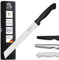GEHRING SOLINGEN Brotmesser Konfigurator - Ergo Grip I Scharfes Profi Küchenmesser |made in Germany, eisgehärteter, rostfreier Edelstahl + ergonomischer Griff | Wellenschliff, 19,5 cm Klingenlänge I