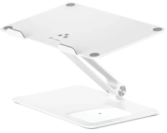 Alogic Elite Power Laptop Stand with Wireless Charger White