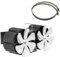 Lot de 12 poêles à bois pour poêle à bois qui disperse l'air chaud à travers la maison BG707 Ventilateur de poêle à bois avec hiver