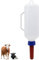 Comebachome Calf Milk Bottle, 1000ml Plastic Hanging Lamb Feeding Bottle with Nipple & Handle, Baby Livestock Milk Feeder Bottles, Lamb Nursing Bottles for