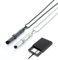 2PCS Breathing Necklace - Stainless Steel Anxiety Relief & Stress Relief Necklace, Portable Silent Design for Mindful Breathing Exercises, Calming Gift Box for Women Men Meditation (Silver&Black)