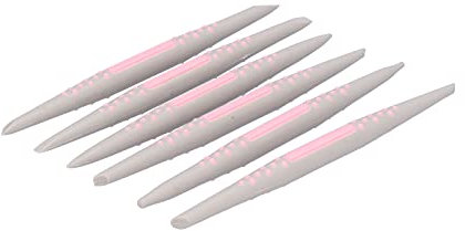ANGGREK Fondant Carving Pen Cake Dekorationstool 6PCS Food-Grade-Plastik-Mehrzweck f¨¹r Fondantgummi-Paste-Ton mit Glattem Oberfl?chendesign
