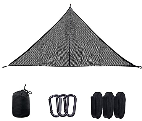 Atmungsaktive Mesh-Dreieck-Hängematte für Camping, Wandern, Picknick-Aktivitäten, mit hochfester Stoffstruktur, Stabilität
