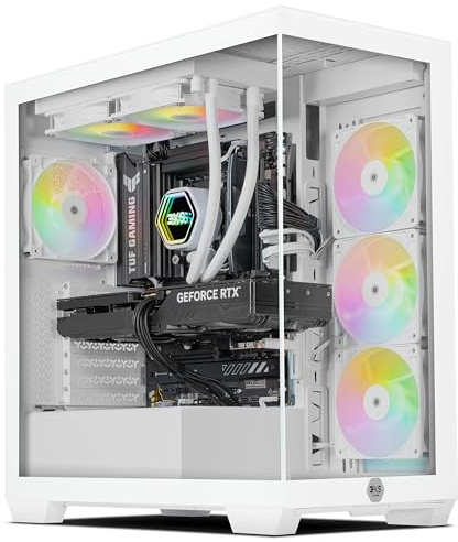 3XS Gaming PC | Vindicta RTX 5070 | AMD Ryzen 7500X3D | 16GB DDR5 6000MHz RAM | 1TB NVMe M.2 SSD | WiFi | 650W PSU | 240mm Liquid Cooler | AI Ready | Windows 11