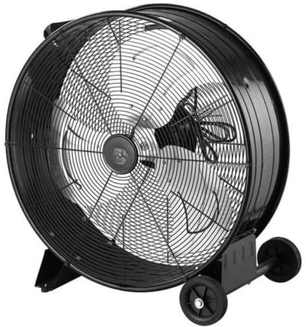 INTEC - Ventilatore industriale 240 W 66 cm Flusso d'aria Potente officina Garage