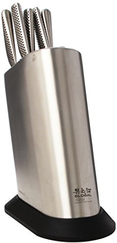 Global G-835/WS Messerset mit Block, 6-teilig