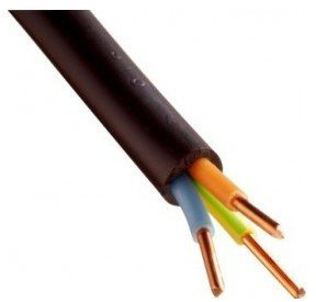 cable électrique r2v 3g1.5 mm2 - couronne de 50 mètres
