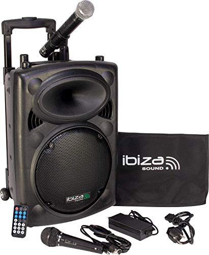 Ibiza Sound - Karaoké Mobile 500W USB/MP3 PORT10VHF-BT