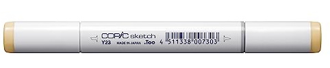 COPIC Sketch Coloured Marker Pen - (Y-23) Yellowish Beige, For Art & Crafts, Colouring, Graphics, Highlighter, Design, Anime, Professional & Beginners, Art Supplies & Colouring Books