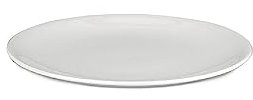 Alessi Agv29/5 All-Time Piatto Da Dessert In Bone China, Set Da 4, Bianco