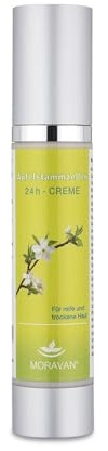 MORAVAN® Apfelstammzellen 24h - Creme | Tagescreme für trockene & reife Haut | feuchtigkeitsspendend & pflegend | 50ml