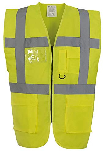 Yoko Hi-Vis Premium Executive/Manager Waistcoat / Jacket