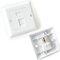 Single Port CAT6 IDC Wall Outlet Face Plate - 1 Way RJ45 Network Ethernet Socket - Loops