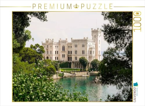 CALVENDO Puzzle Castello Miramare | 1000 Teile Lege-Größe 64 x 48 cm Foto-Puzzle für glückliche Stunden