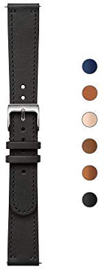 WITHINGS - Premium Lederarmband für ScanWatch, Steel HR, Steel HR Sport, Move ECG, Move und Steel