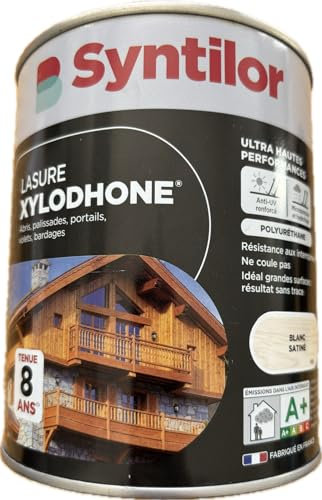 Syntilor - Lasure Xylodhone® Ultra Hautes Performances 8 Ans Blanc Satiné 1L