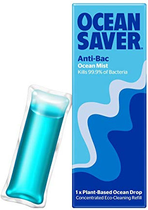 OceanSaver Anti-Bac Cleaning EcoDrop | Anti-Bacterial Multipurpose Cleaning Spray | Ocean Mist | Eco Friendly Cleaning (1 Pack)