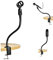 Soporte de micrófono para podio,Soporte de pinza de mesa compatible con Blue Yeti Snowball Nano X y Razer HyperX Elgato USB micrófono condensador para transmisión, reuniones, canto,Juegos