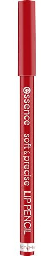 essence cosmetics soft & precise LIP PENCIL, Lippenkonturenstift, weich & präzise, langanhaltend, Nr. 24 fierce, rot, langanhaltend, farbintensiv, natürlich, vegan, Nanopartikel frei (0,78g)