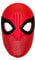 Cosplay Life 3D Printed Spider-Man Face Shell with Lenses - Spiderman Mask Made with Hard Plastic - red - 25 cm
