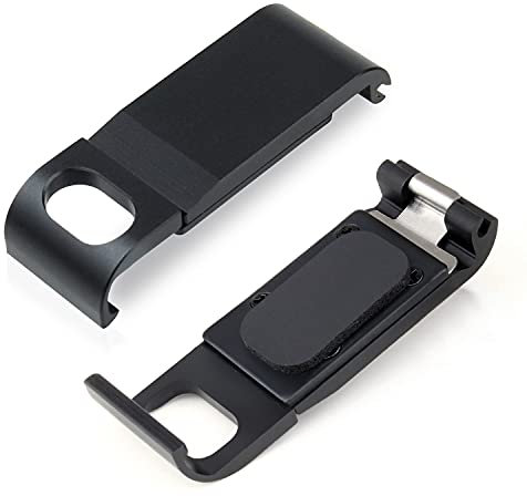 SOONSUN Couvercle de Porte latérale en Aluminium pour GoPro Hero 8 - Noir - Amovible - Couvercle de Porte de Batterie de Rechange avec Port de Type C pour GoPro Hero8 - Chargement sans enlever la