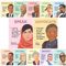 Decorably Geschichts-Poster für Klassenzimmer, 27,9 x 35,6 cm, matt laminiert, historische Figuren, Poster für Klassenzimmer, Pinnwände, Schulflure, Arbeitszimmer, 12 Stück