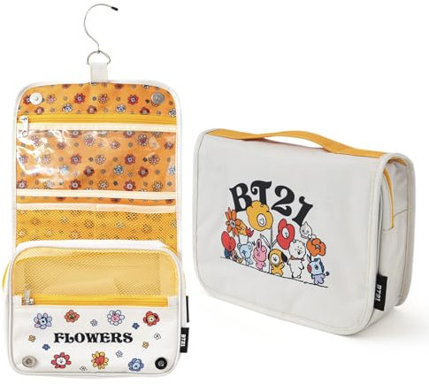 Grupo Erik Kosmetiktasche Klein BT21 - Vielfältige Kulturtasche Damen - Wasserdichter Kulturbeutel Herren - Praktische Waschtasche