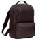 Dhk Devil Hunter Killer 17-Zoll-Lederrucksack für Männer/Frauen Brauner Leder-Laptop-Rucksack