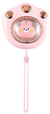 MISNODE Hand Warmers Rechargeable, Electric Cat Paw Cute Hand Warmer 2400 mAh, Portable Hand Warmer USB, Winter Heater for Men and Women, Pink