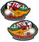 RACING KULT Aufkleber Sticker Set Speedbirds FTW (H 10cm x B 15cm jeder Aufkleber im Set)