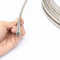 Fune Cavo Acciaio inox 5 metro di diametro 3mm 4mm 5mm 6mm 8mm 10mm 12mm Cavo metallico PVC rivestito trasparente cavo 304 corda in acciaio inox stendibiancheria Cavi Acciaio (Size : 5mm)