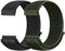 Runostrich 18mm Nylon Sport Armband Kompatibel mit Garmin Venu 3S/Venu 2S/Vivoactive 4S/Vivomove 3S/Active S/Forerunner 265(42mm)/255S/Huawei Watch GT 5 Pro 42mm/GT 5 41mm/4 41mm Damen Herren